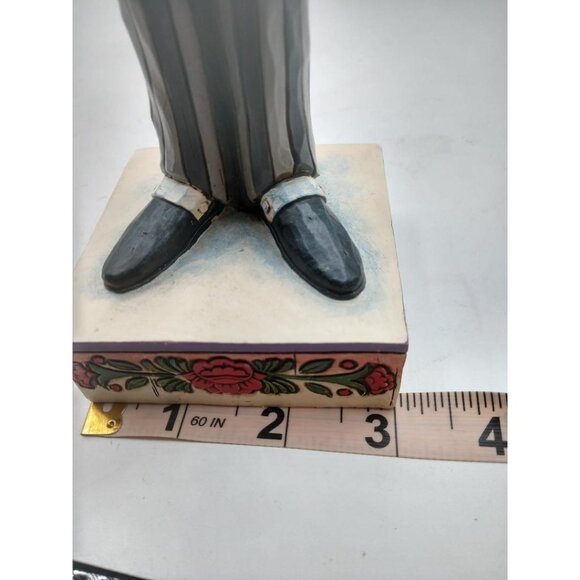 Jim Shore Victorian Caroler Figurine He Can A Carol Sing 14" Tall Handcrafted He - Picture 6 of 10